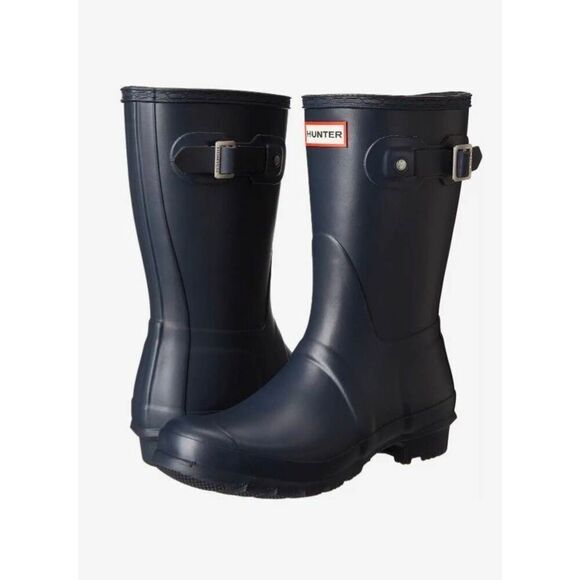 HUNTER Original Short in Matte Navy Size 7M/8F - Picture 1 of 7